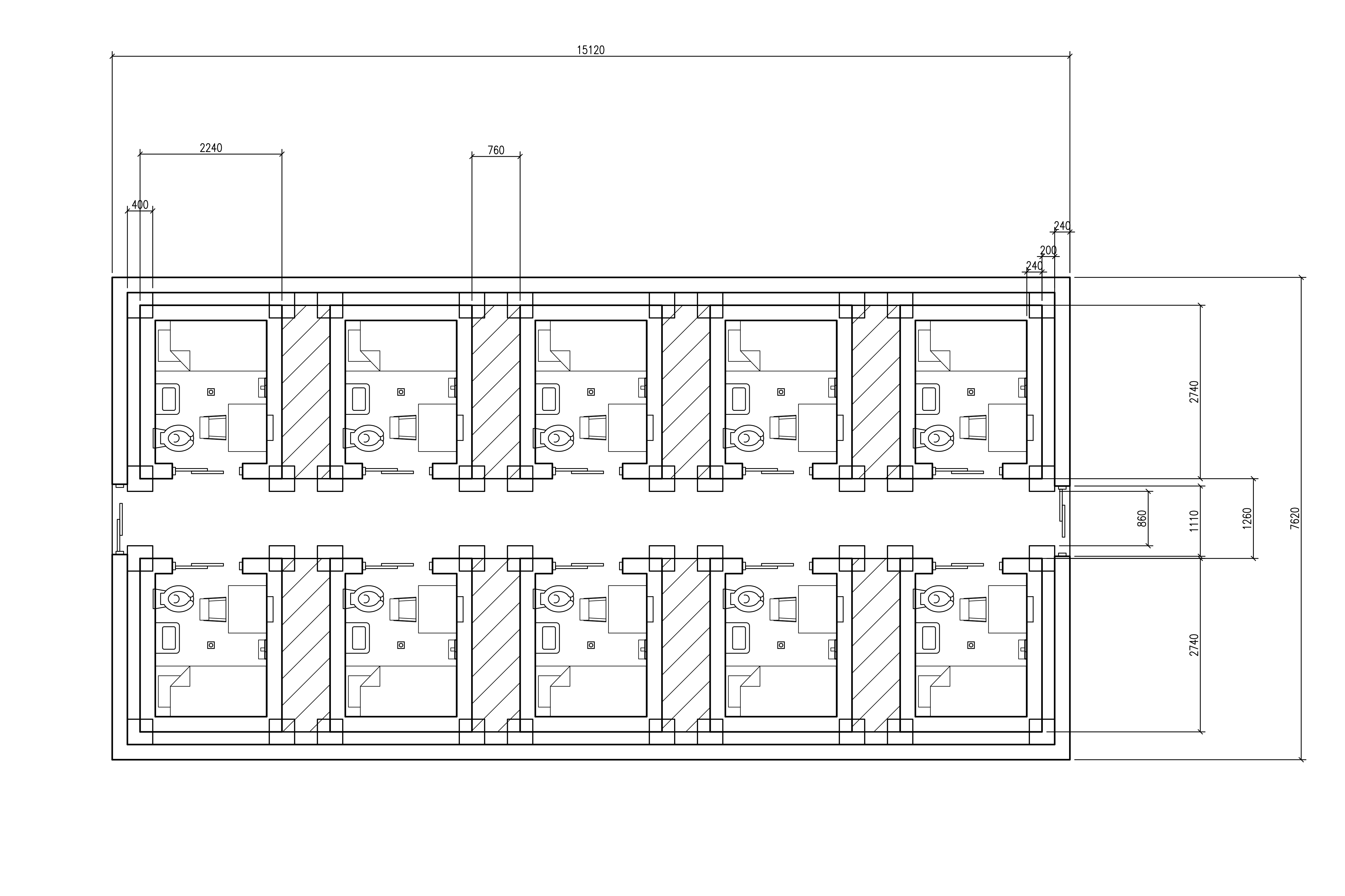 Human Processing Array — Cell Block plan