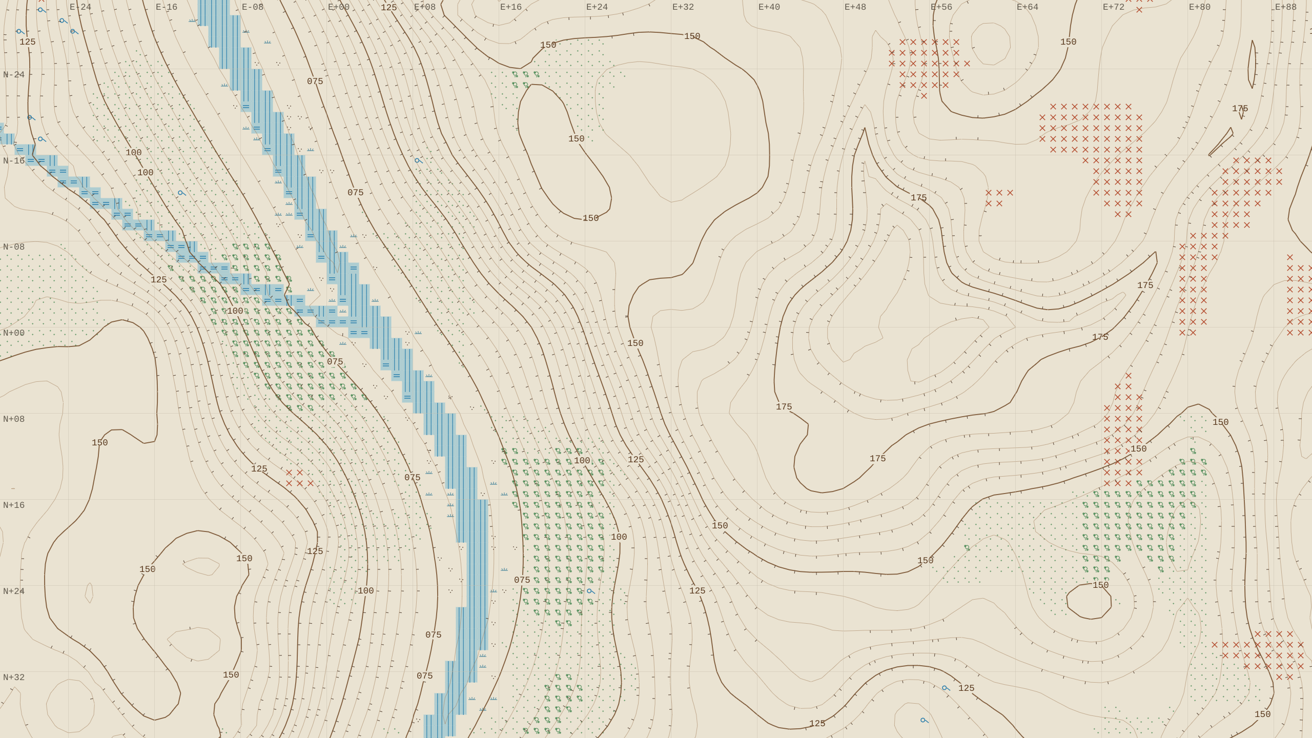 TERRAFLUX Topographic Map In-Engine Render